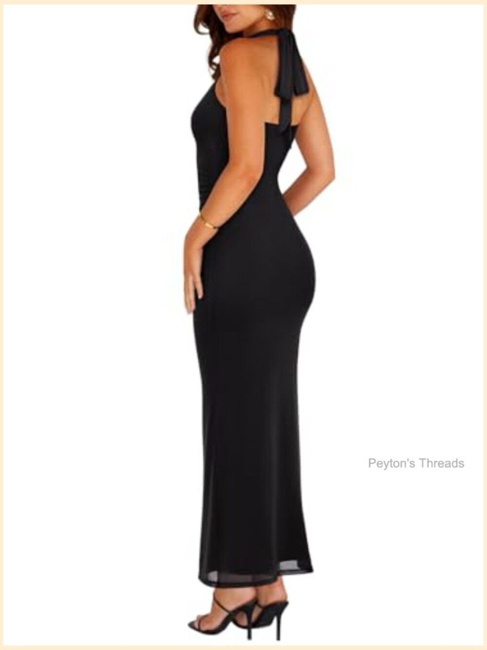 Mesh Sheer Sleeveless Wedding Guest Maxi Dress Ruched Bodycon Square Neck - Picture 2 of 7